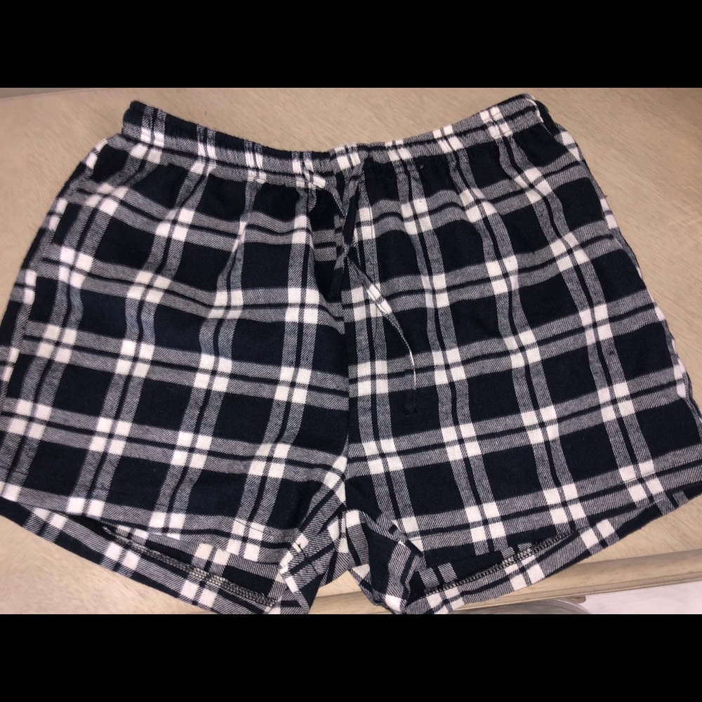 Plaid Pajama Short